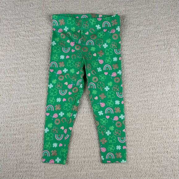 Max Studio Girls Matching Outfit XS(4) Green White Daddy's Lucky Charm Set‎ - Picture 6 of 6